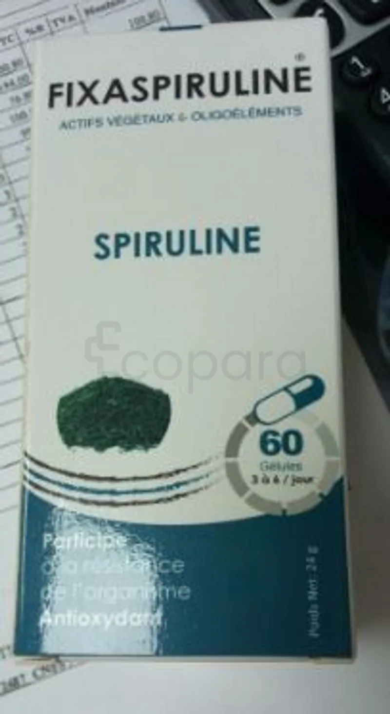 FIXASPIRULINE SPIRULINE BOITE DE 60 GELULES