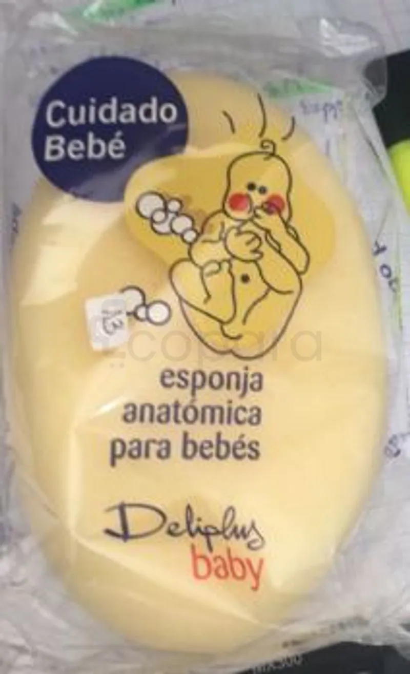 DELIPLUS BABY ESPONJA ANATOMICA PARA BEBES EPONGE ANATOMIQUE BEBE