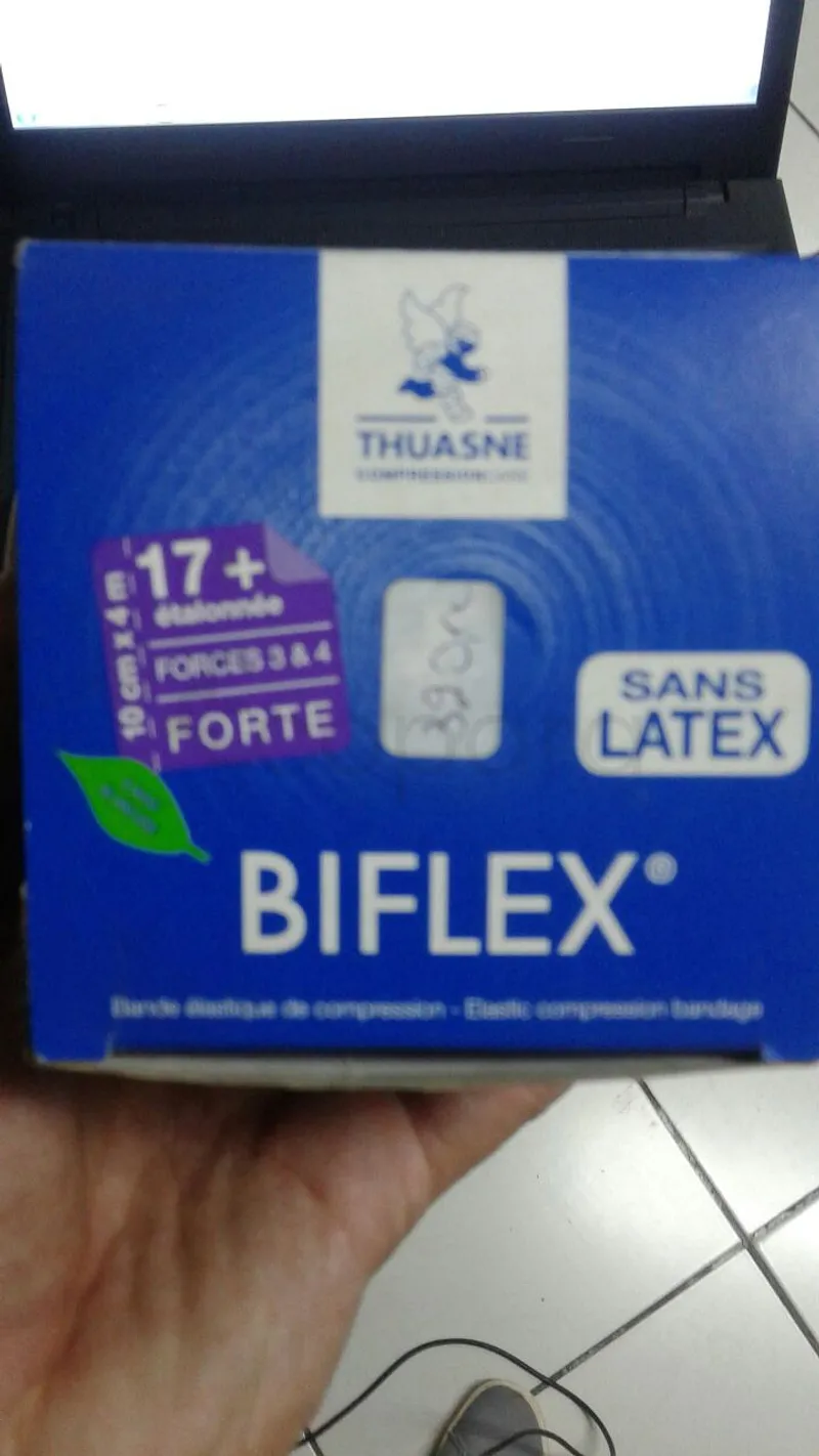 THUASNE BIFLEX SANS LATEX 10CM*4CM BEIGE REFERENCE 1700