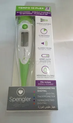 SPENGLER THERMOMETRE DIGITAL TEMPO 10 FLEXIBLE VERT REFERENCE SP1643
