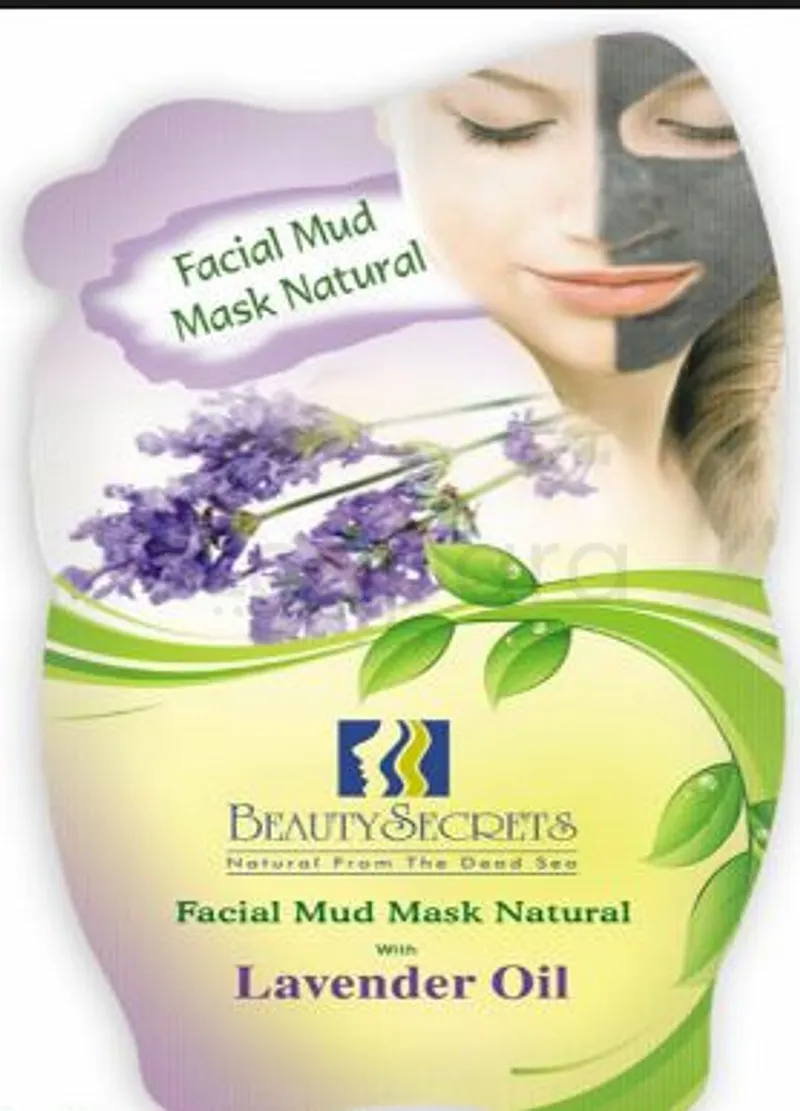 BEAUTY SECRETS FACIAL MUD MASK NATURAL WITH LEVANDER OIL 35G