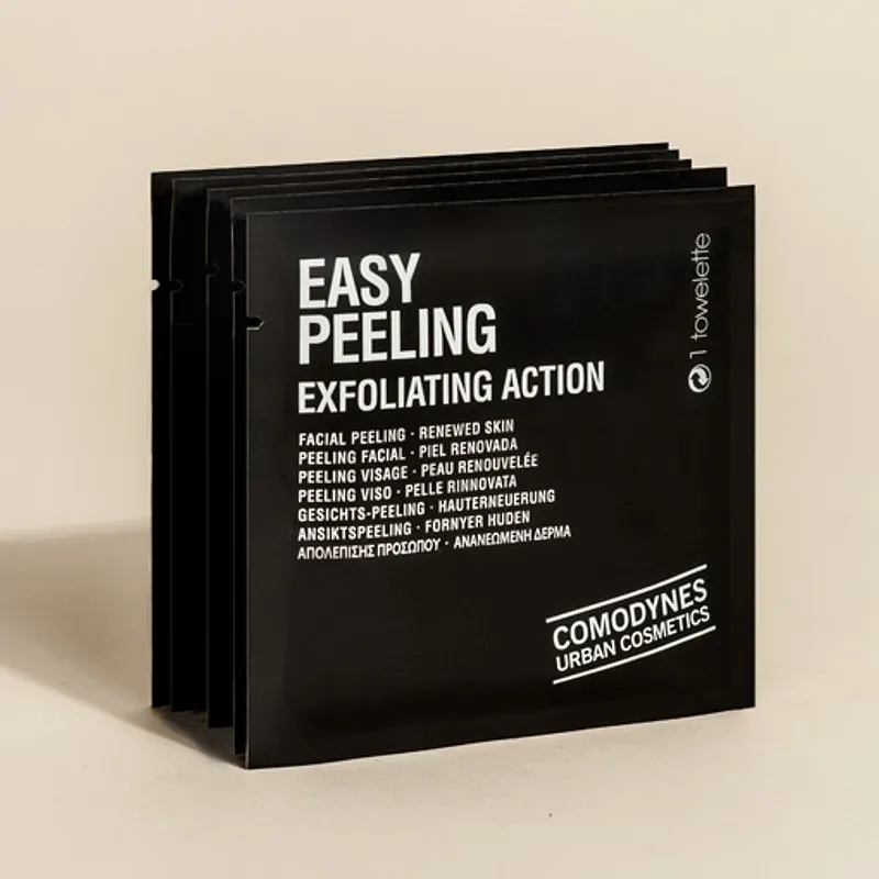 COMODYNES EASY PEELING EXFOLIATING ACTION BOITE DE 8 SACHETS