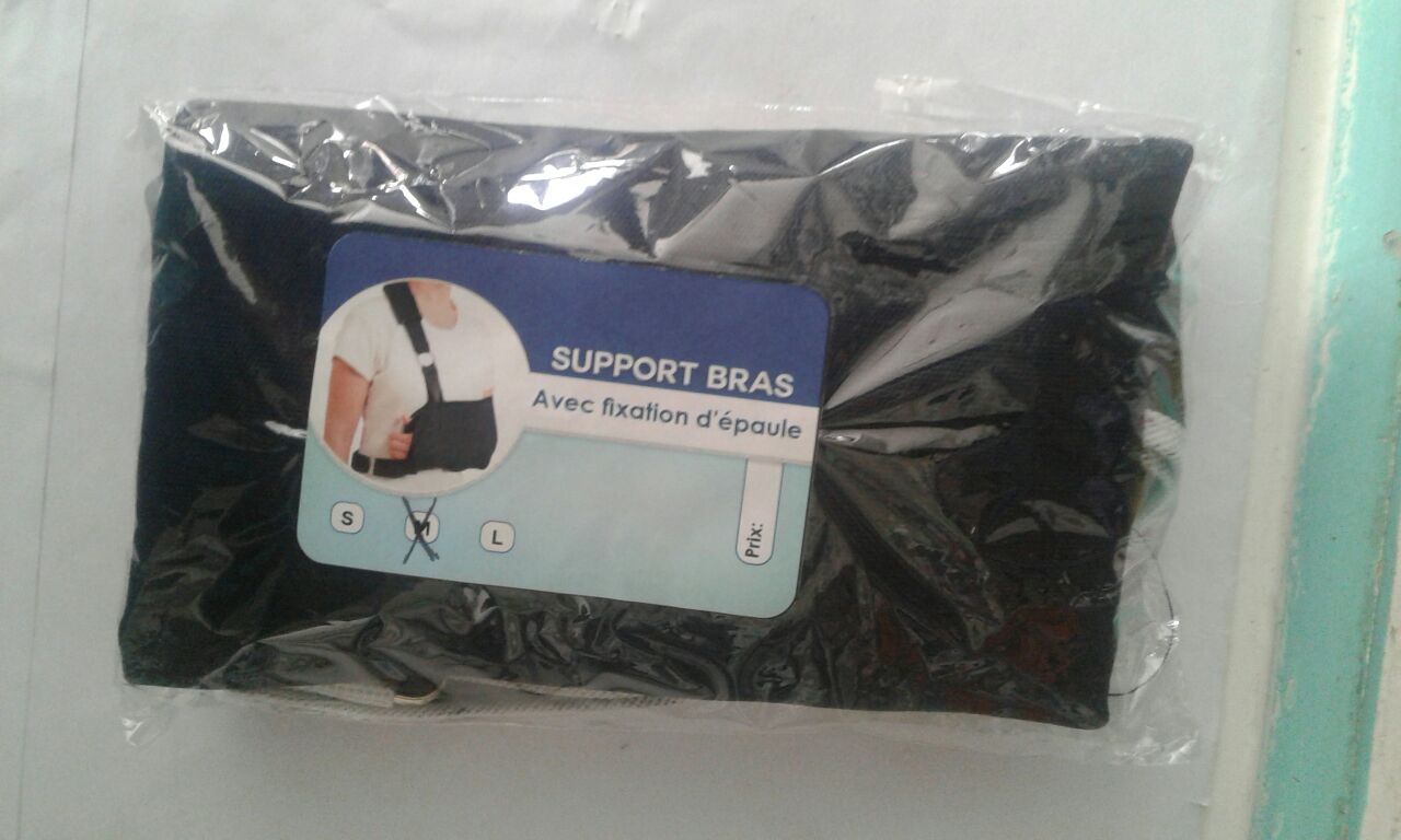 SUPPORT BRAS AVEC FIXATION D'EPAULE TAILLE M