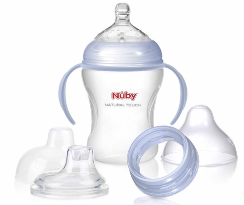 NUBY BIBERON NATURAL TOUCH EVOLUTION SET SILICONE +3MOIS 240ML REFERENCE NT68000