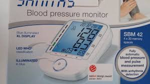 SANITAS BLOOD PRESSURE MONITOR TENSIOMETRE BRAS REFERENCE SBM42