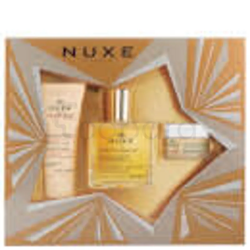 NUXE COFFRET BEST SELLER NOEL 2017 CREME MAINS REVE DE MIEL 30ML + HUILE PRODIGIEUSE 50ML AVEC POMPE + BAUME LEVRES RÊVE DE MIEL 15G