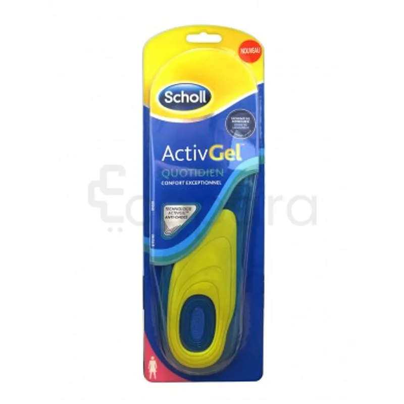 SCHOLL ACTIVGEL SEMELLE QUOTIDIEN FEMME TAILLE 38-42 BOITE DE 2