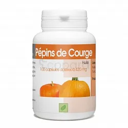 GPH PEPINS DE COURGE 420MG BOITE DE 100 CAPSULES