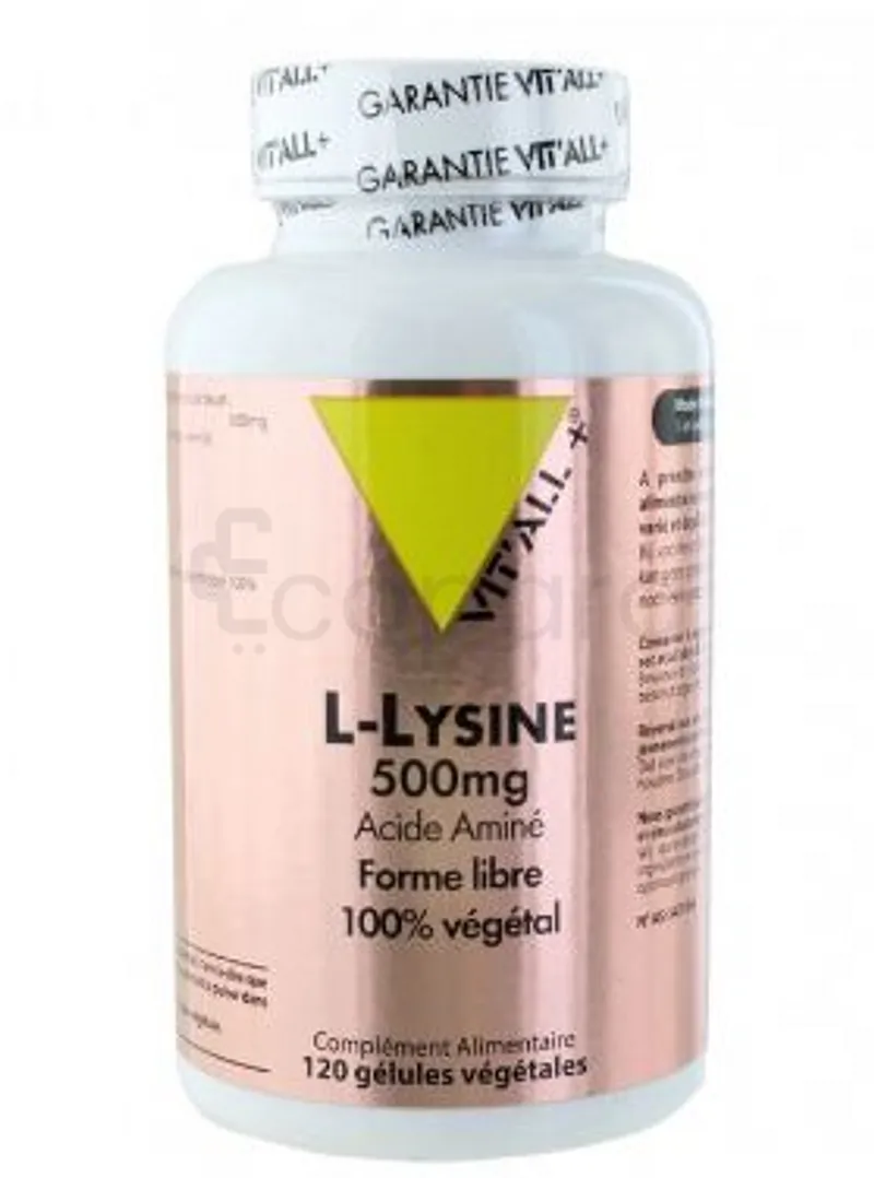 VITALL+ L-LYSINE 500MG BOITE DE 120 GELULES