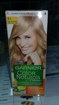 GARNIER COLOR NATURALS CREME COLORATION NUTRITIVE BLOND CENDRE TRES CLAIR CENDRE N9.1
