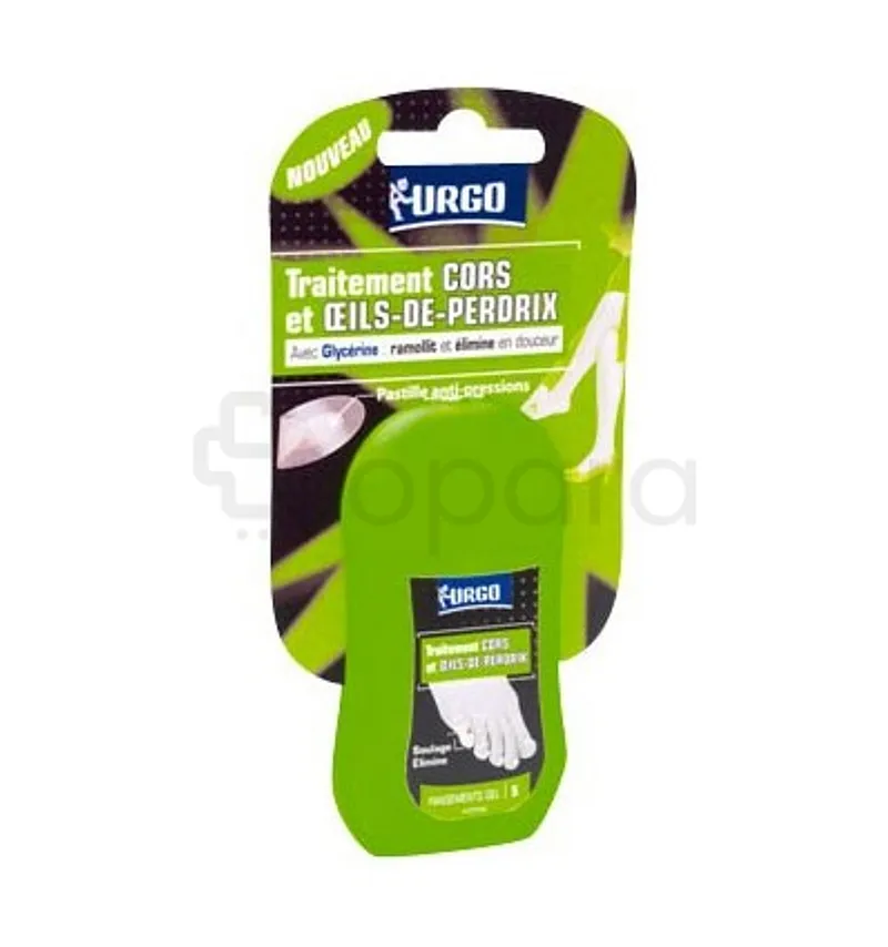 URGO TRAITEMENT CORS ET OEILS DE PERDRIX BOITE DE 5 REFERENCE 76005458