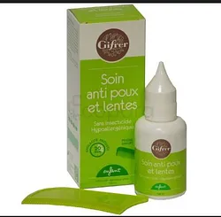 GIFRER SOIN ANTI-POUX ET LENTES 75ML + PIEGNE OFFERTE