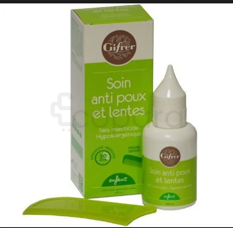 GIFRER SOIN ANTI-POUX ET LENTES 75ML + PIEGNE OFFERTE
