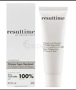 RESULTIME MASQUE SUPER REPULPANT 3 ACIDES HYALAURONIQUES 50ML