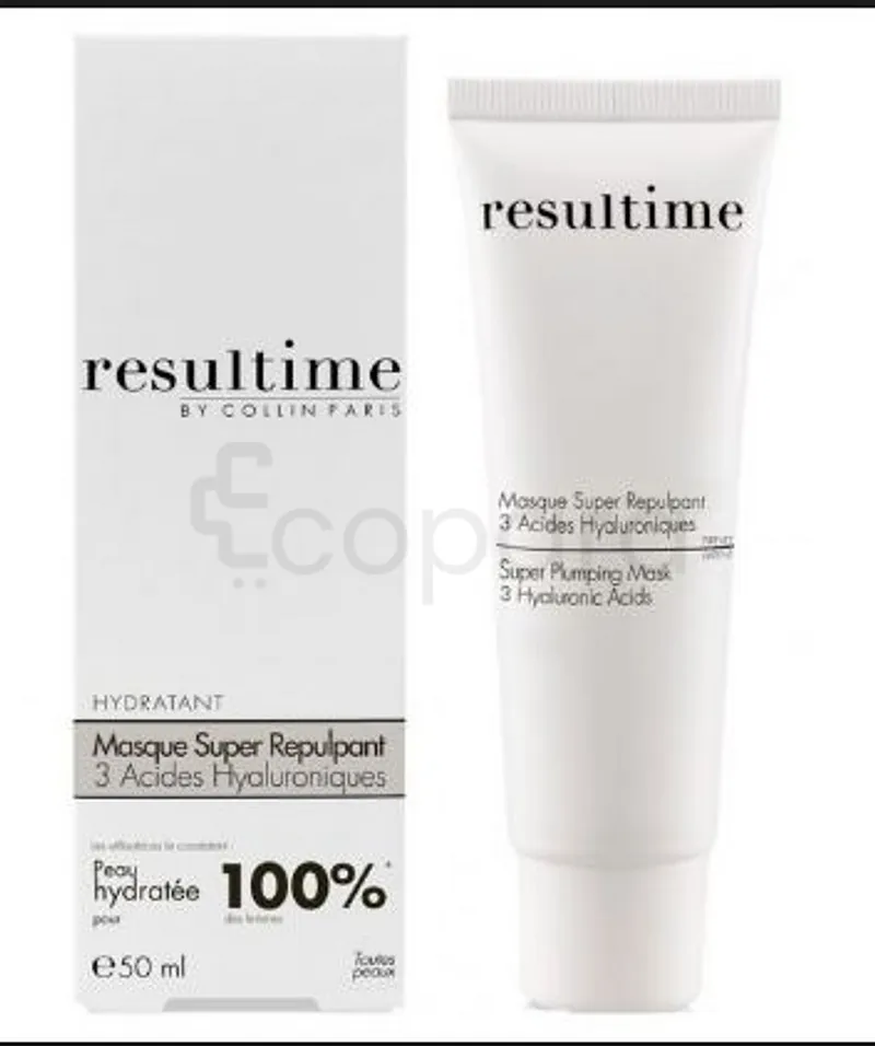 RESULTIME MASQUE SUPER REPULPANT 3 ACIDES HYALAURONIQUES 50ML