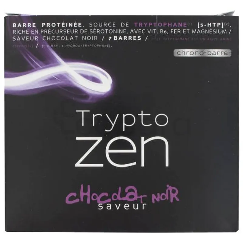 PROTIFAST TRYPTO ZEN CHOCOLAT NOIR BOITE DE 7 BARRES PROTEINE