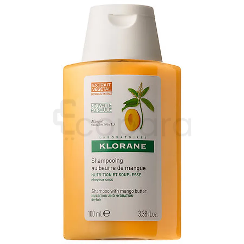 KLORANE BEURRE DE MANGUE SHAMPOOING 100ML
