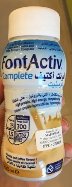 FONTACTIV COMPLETE GOUT VANILLE ET CARAMEL 200ML