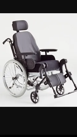FAUTEUIL ROULANT P/TETRAPLEGIQUE NOIR ADULTE