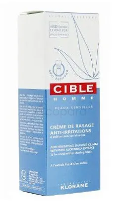 KLORANE CIBLE HOMME CREME DE RASAGE ANTI-IRRITATION 100ML
