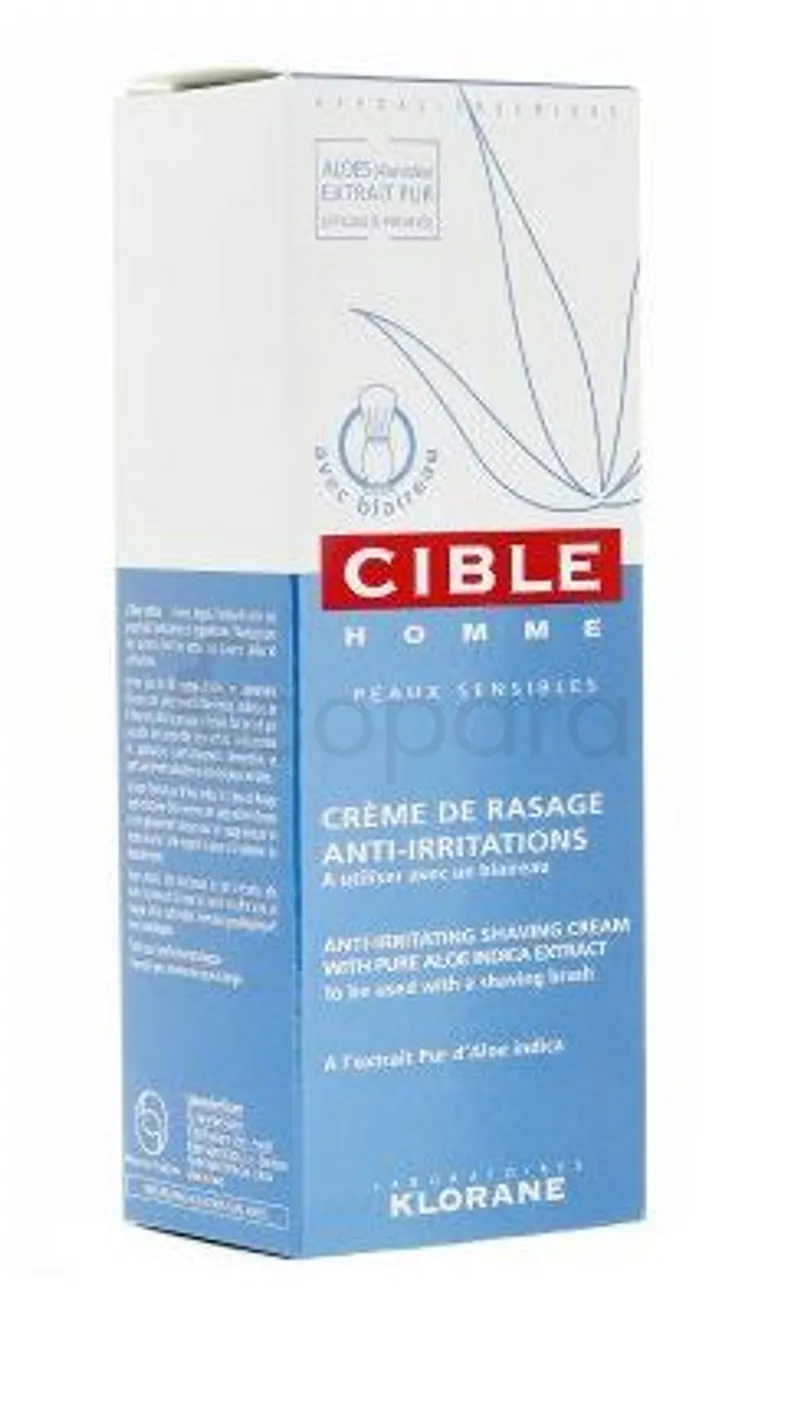 KLORANE CIBLE HOMME CREME DE RASAGE ANTI-IRRITATION 100ML