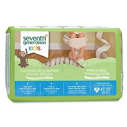 SEVENTH GENERATION KIDS COUCHES CULOTTE 4T-5T BOITE DE 17