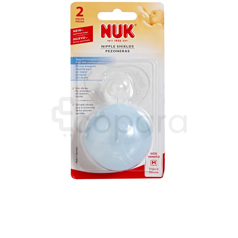 NUK NIPPLE SHIELDS BOITE DE 2 REFERENCE 721170