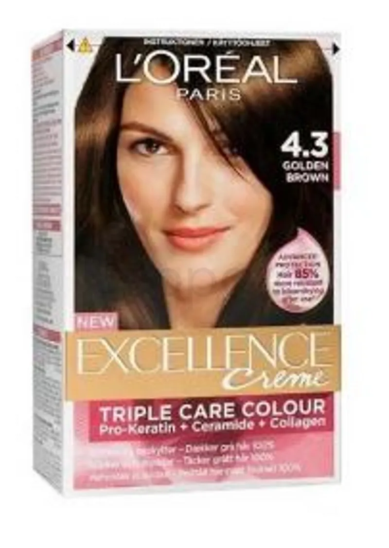 L'OREAL PARIS EXCELLENCE CREME COLORATION CHEVEUX NUMERO 4.3