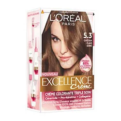 L'OREAL PARIS EXCELLENCE CREME COLORATION CHEVEUX NUMERO 5.3