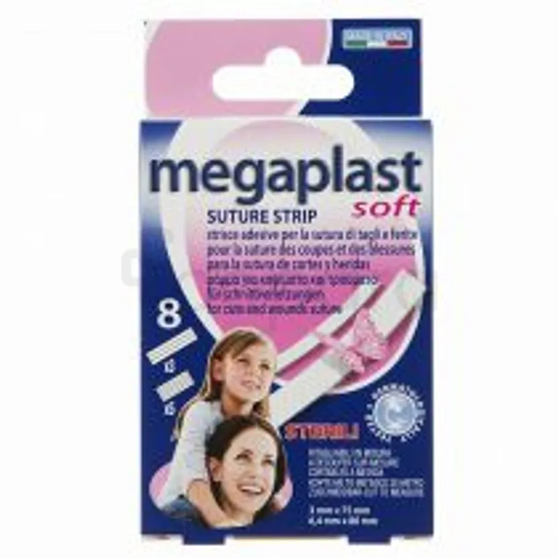 MEGAPLAST SOFT SUTURE STRIP 3MM*75MM BOITE DE 8