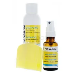 PRANAROM TRAITEMENT ANTI-POUX SPRAY BIO 30ML + SHAMPOOING + PEIGNE BOITE DE 3