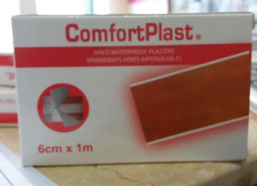 COMFORTPLAST SPARADRAP AERES IMPERMEABLES 6CM*1M