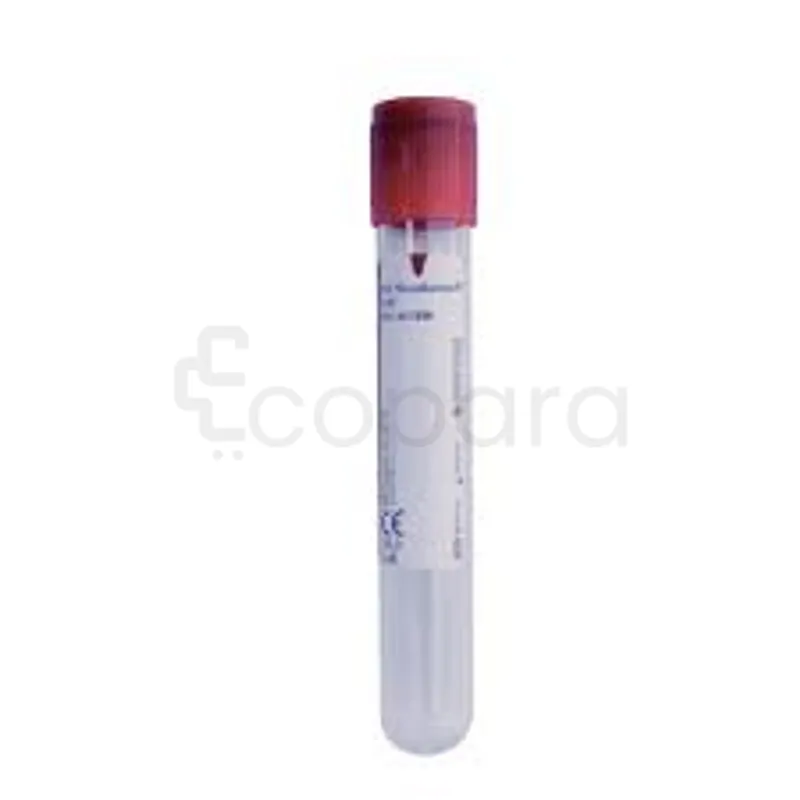 TUBE PRELEVEMENT ROUGE BOITE DE 100
