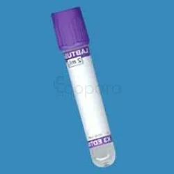 TUBE PRELEVEMENT MAUVE BOITE DE 100