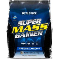 DYMATIZE SUPER MASS GAINER GOURMET VANILLA 12LBS