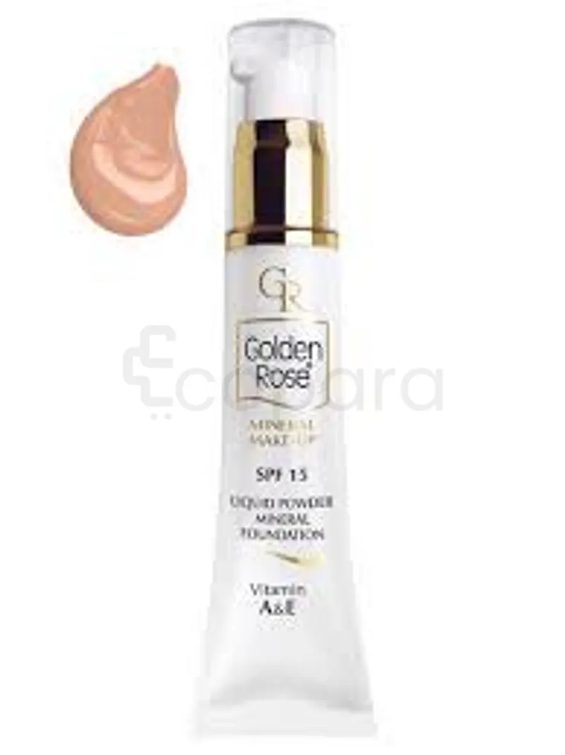 GOLDEN ROSE FOND DE TEINT POUDRE LIQUIDE MENERAL SPF15 GR 02 REFERENCE GRFTML02