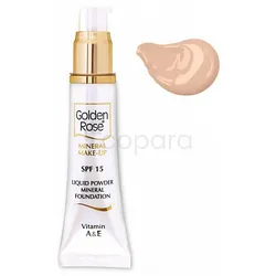 GOLDEN ROSE FOND DE TEINT POUDRE LIQUIDE MENERAL SPF15 GR 03 REFERENCE GRFTML03