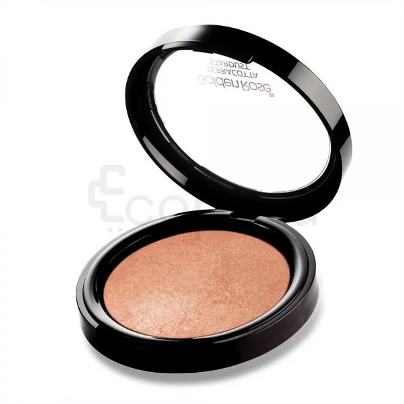 GOLDEN ROSE POUDRE TERRACOTA MARBRE-PAILLETE GR N107 REFERENCE GRPTMP107