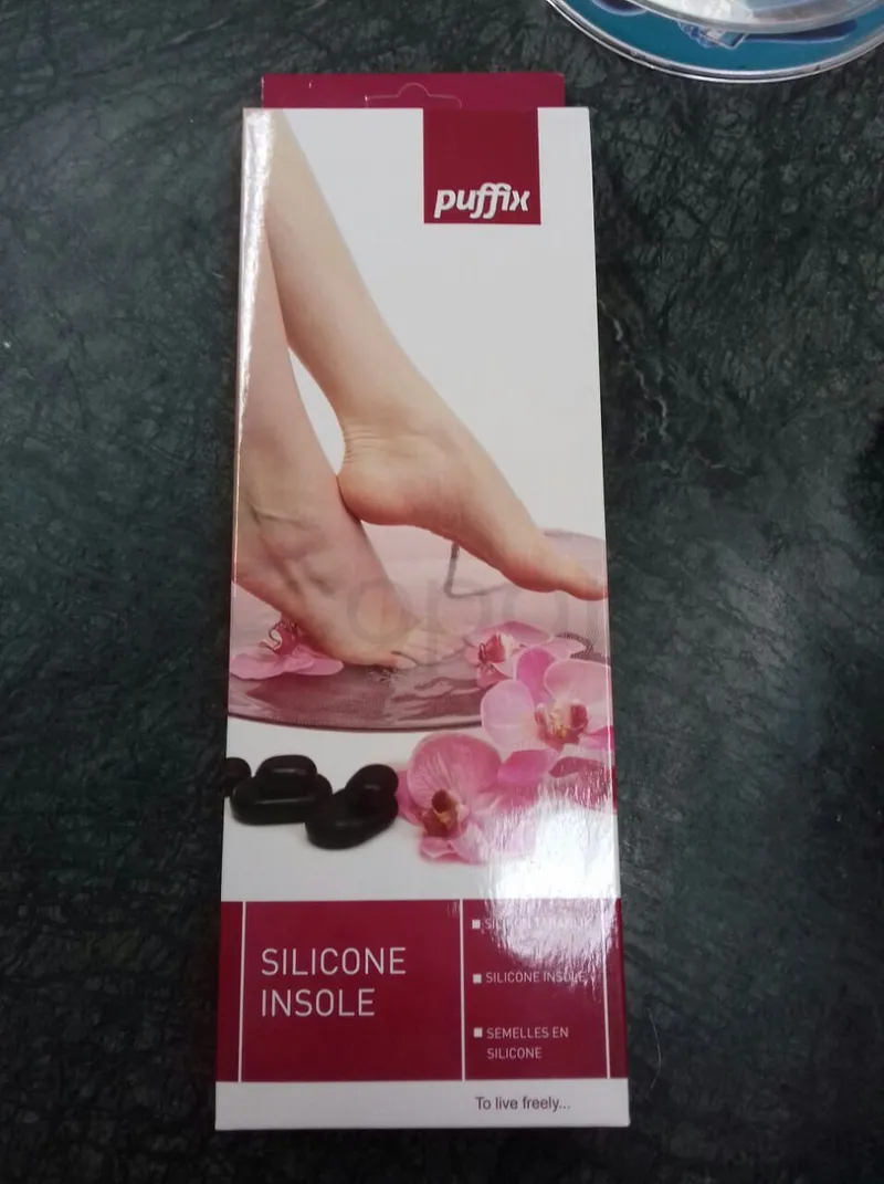 PUFFIX SILICONE INSOLE SEMELLE EN SILICONE TAILLE L TAILLE 41-42 REFERENCE 01S.1601