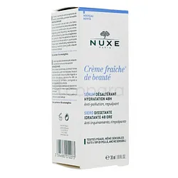 NUXE CREME FRAICHE DE BEAUTE SERUM DESALTERANT HYDRATATION 48H 30ML