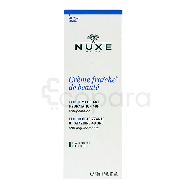 NUXE CREME FRAICHE DE BEAUTE FLUIDE MATIFIANT 50ML