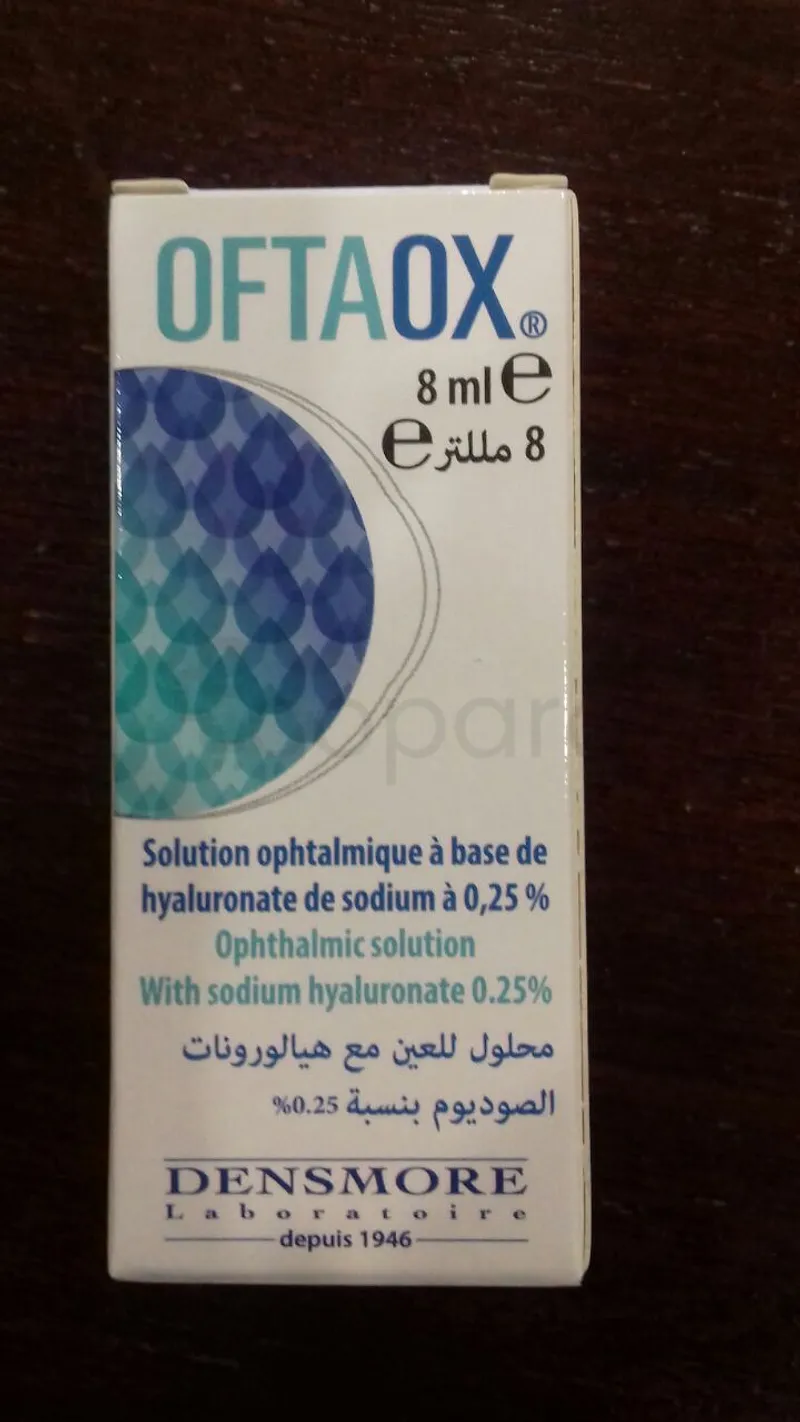 OFTAOX SOLUTION OPHTALMIQUE 8ML COLLYRE