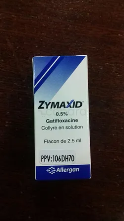 ZYMAXID 0.5% GATIFLOXACINE COLLYRE EN SOLUTION 2.5ML COLLYRE