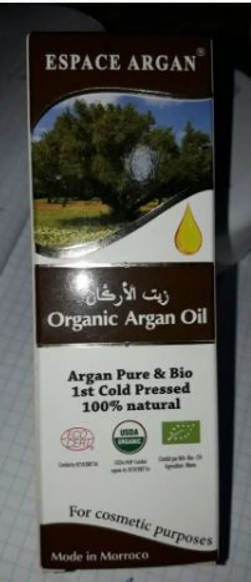 ESPACE ARGAN ORGANIC ARGAN OIL 60ML