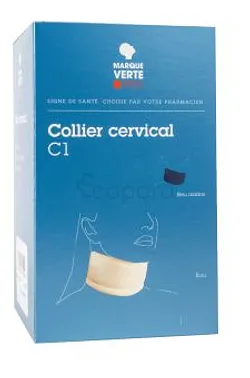 MARQUE VERTE FLEXICAST COLLIER CERVICAL C1 BLEU MARINE REFERENCE 1696-673