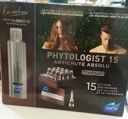 LIERAC COFFRET PHYTOLOGIST ANTI-CHUTE ABSOLU 15 SERUM + SHAMPOOING 200ML