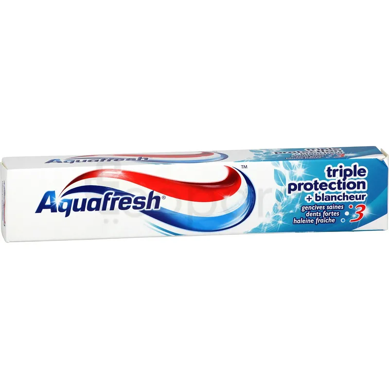AQUAFRESH DENTIFRICE TRIPLE PROTECTION+BLANCHEUR 75ML