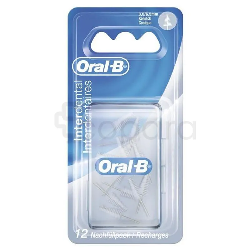 ORAL-B RECHARGES FINES CONIQUES BOITE DE 12REFERENCE 00712976