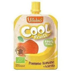 VITABIO COOL FRUITS POMME BANANE ACEROLA 4*90G