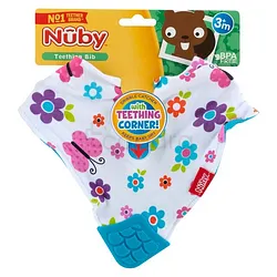 NUBY BAVOIR IMPRIME EN TISSU AVEC TETON +3MOIS REFERENCE 20-ID4290